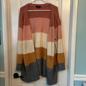 Modern Canvas Women's Long Cozy Cardigan Sweater Long line with Large Pockets